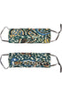 Maschera reversibile in seta "Ikat Paisley".